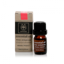 Apivita Essential Oil Rose Geranium 5ml