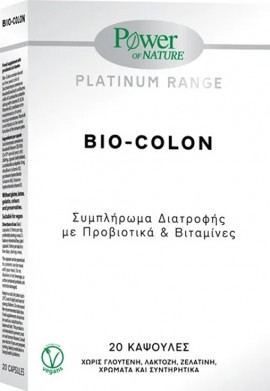 Power Of Nature Platinum Bio-Colon 20caps