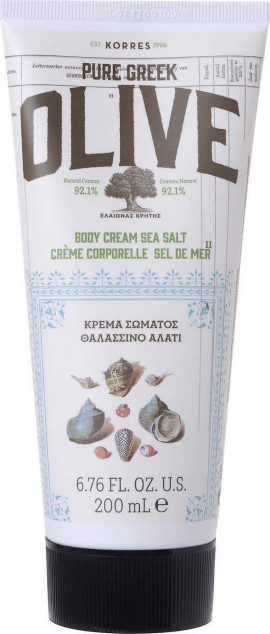 Korres Olive Body Cream Sea Salt Θαλλασινό Αλάτι 200ml