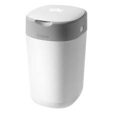 Tommee Tippee Twist and Click Advanced Nappy Disposal Sangenic Bin WHITE