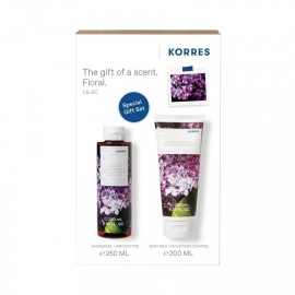 Korres Promo Lilac Body Shower Gel 250ml & Body Cream 200ml