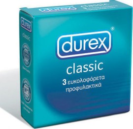 Durex Classic Condoms 3 Προφυλακτικά