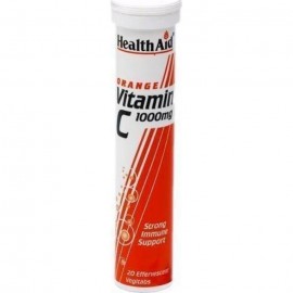 Health Aid Vitamin C 1000mg Orange Flavor 20tabs