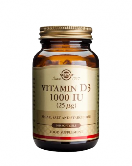 Solgar D-3 1000 IU 100 softgels