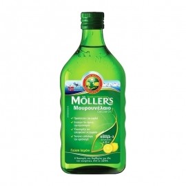 Mollers Cod Liver Oil , Μουρουνέλαιο με Γεύση Λεμόνι 250ml