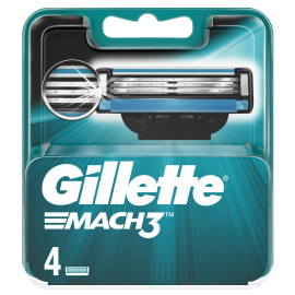 Gillette Mach 3 Ανταλλακτικά 4 Τεμάχια