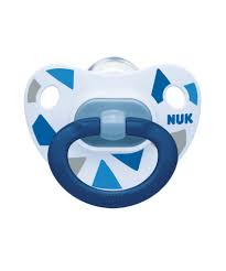 Nuk Happy Days Πιπίλα Σιλικόνης Γαλάζιο 6-18 μηνών, 1τεμ