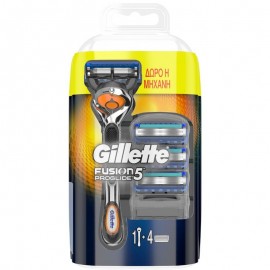 Gillette Fusion Proglide Flexball Ανταλακτικά 4τμχ + Δώρο η Ξυριστική Μηχανή 1τμχ