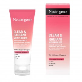 Neutrogena Clear & Radiant Moisturiser Ενυδατική Κρέμα Προσώπου με Pink Grapefruit 50ml