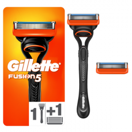 Gillette Fusion 5 Ξυριστική Μηχανή 1τεμ & Ανταλλακτικές Κεφαλές 2τεμ