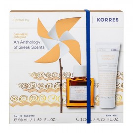 Korres Promo Cashmere Kumquat Eau De Toilette 50ml & Body Milk 125ml