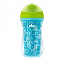 Chicco Active Cup Μπλε-Πράσινο 14m+ 266ml 6981-200