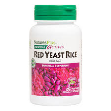 NaturesPlus Herbal Actives Red Yeast Rice 600 mg 60 Tablets