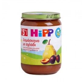 Hipp Φρουτόκρεμα Δαμάσκηνο με Αχλάδι 5m+ 190gr