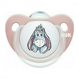 Nuk Disney Classics Πιπίλα Σιλικόνης 0-6 μηνών, 1τεμ  (10.730.324) Pink Donkey