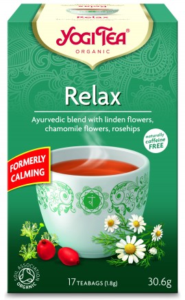 Yogi Tea Relax χωρίς καφεΐνη 17φακ.