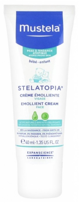 Mustela Stelatopia Emollient Cream Face 40ml