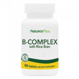 NaturesPlus B-Complex With Rice Bran 90 Tablets