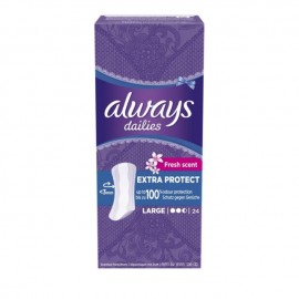 Always Dailies Extra Protect Fresh Cent Large Σερβιετάκια 24τμχ
