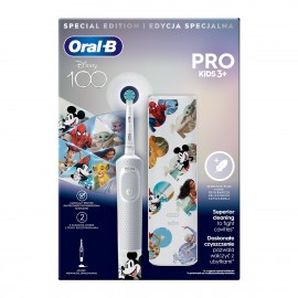 Oral-B Ηλεκτρική Οδοντόβουρτσα Disney 100 Vitality Pro Kids 3+ Years Extra Soft & Θήκη Ταξιδιού