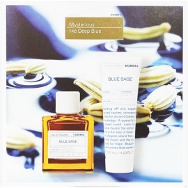 Korres Promo Mysterious Like Deep Blue Blue Sage Eau de Toilette 50ml & Blue Sage Aftersave Balm 125ml