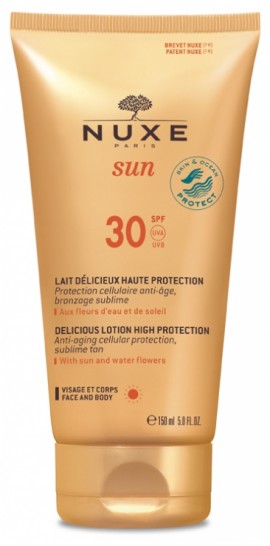 Nuxe Sun Αντηλιακό Γαλάκτωμα Προσώπου & Σώματος SPF30 150ml