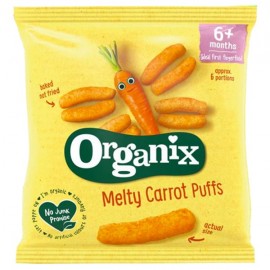Organix Melty Carrot Puffs από 6 μηνών 20g