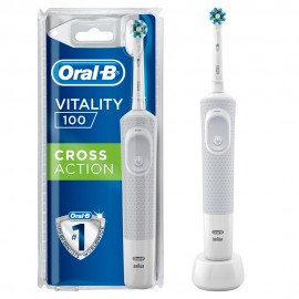 Oral-B Vitality 100 Crossaction White Ηλεκτρική Οδοντόβουρτσα 1τμχ