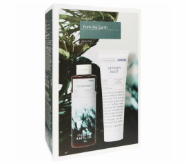 Korres Promo Pure Like Earth Vetiver Root Shower Gel 250ml + Vetiver Root After Shave Balm 125ml
