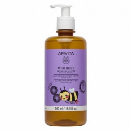 Apivita Mini Bees Απαλό Σαμπουάν Για Παιδιά, Μύρτιλο & Μέλι 500ml