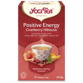 Yogi Tea Positive Energy Cranberry Hibiscus 17 teabags