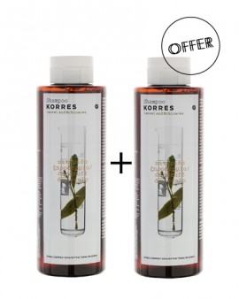 Korres Σαμπουάν Δάφνη & Echinacea 1+1 250ml+250ml