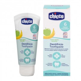 Chicco Oral Care Οδοντόκρεμα Με Γεύση Μήλο και Μπανάνα από 6 Μηνών 50ml