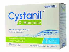 Cystanil D-Mannose Σκόνη για Πόσιμο Διάλυμα 28 x 3,17gr