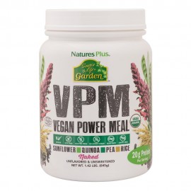 NaturesPlus Source Life Garden VPM Vegan Power Meal Naked 645gr Unflavoured