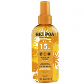 Hei Poa Monoi Oil Tiare SPF15 Ξηρό Αδιάβροχο Αντηλιακό Λάδι Monoi 150ml