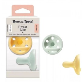 Tommee Tippee Close to Nature Breast-Like Soother 0-6M+ 2 ΤΕΜΑΧΙΑ
