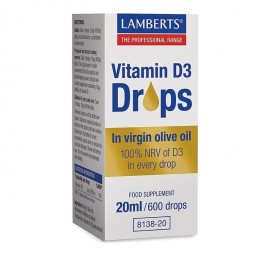 Lamberts Vitamin D3 Drops 20ml / 600 drops