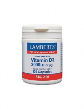Lamberts Vitamin D3 2000iu 120 κάψουλες