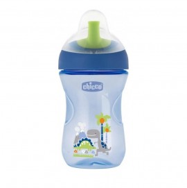Chicco Advanced Cup Easy Drinking 12m+ 2 in 1 Μπλε 266ml 6941-200