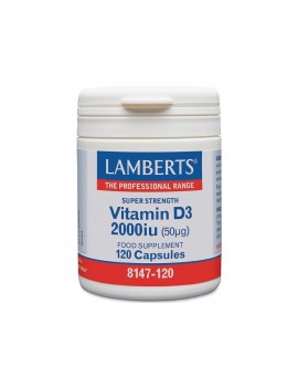 Lamberts Vitamin D3 2000iu 120 κάψουλες