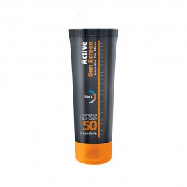 Frezyderm Active Sun Screen Sensitive Face/Body SPF50 Αντηλιακή Προσώπου/Σώματος Ενυδάτωσης και Αντιγήρανσης 150ml