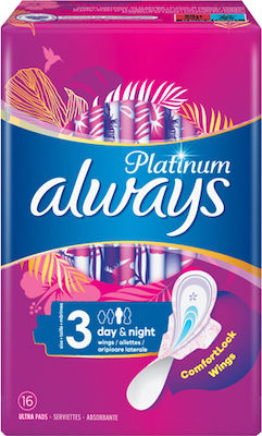 Always Platinum Ultra Day&Night No3 Σερβιέτες 16τμχ
