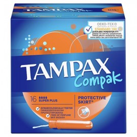 Tampax Compak Super Plus με Απλικατέρ 16τμχ