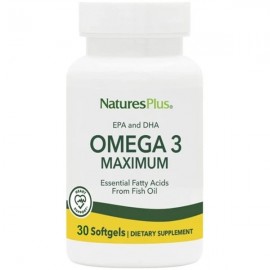 Natures Plus Omega-3 Maximum 30softgels