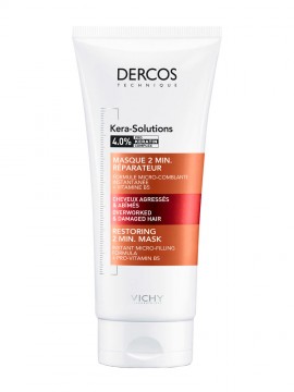 Vichy Dercos Kera Solutions Restoring 2 Min. Mask Overworked & Damaged Hair 200ml