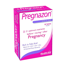 Health Aid Pregnazon 30 tablets