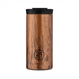 24Bottles Travel Tumbler 600ml Brushed Steel