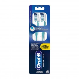 Oral -B Pro-Expert Clinical Οδοντόβουρτα Medium 2τμχ Γαλάζιο