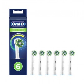 Oral-B Cross Action CleanMaximiser Improved White 6 Brush Heads